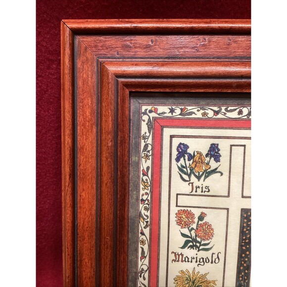 Shakespearean Garden Picture Signed & Framed Print Artist Robert Miller - '93 - Picture 6 of 16